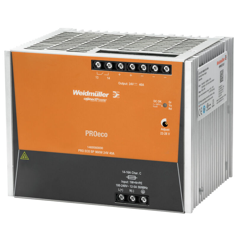 WEIDMULLER FUENTE PRO ECO3 3F 400-500VAC SAL 24VDC 40A
