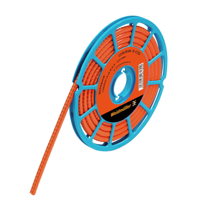WEIDMULLER MARCACABLE RL 500PZ 10-18 AWG CLI C 1-3 OR/SW 3 CD