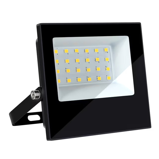 ESTEVEZ FLOOD PROYECTOR 20W LED LUZ FRIA   REFLECTOR NEGRO