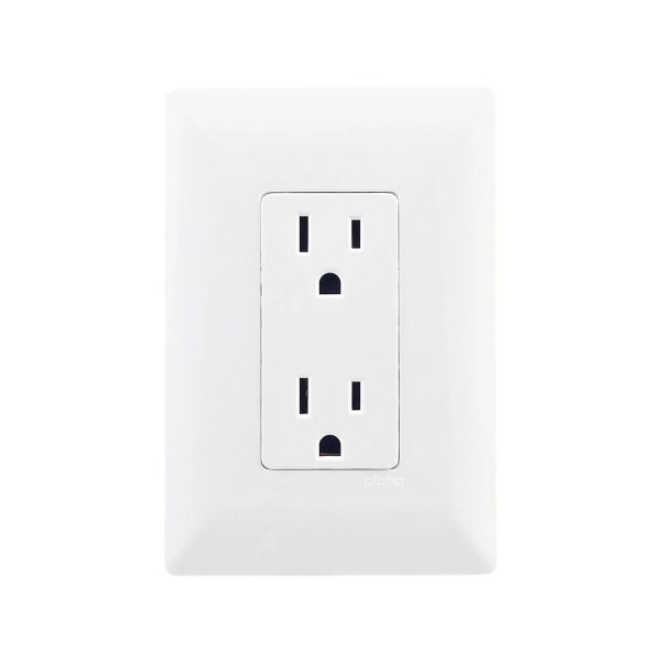 ESTEVEZ CONTACTO DUPLEX ECONO. 2P + T C/PLACA BLANCA
