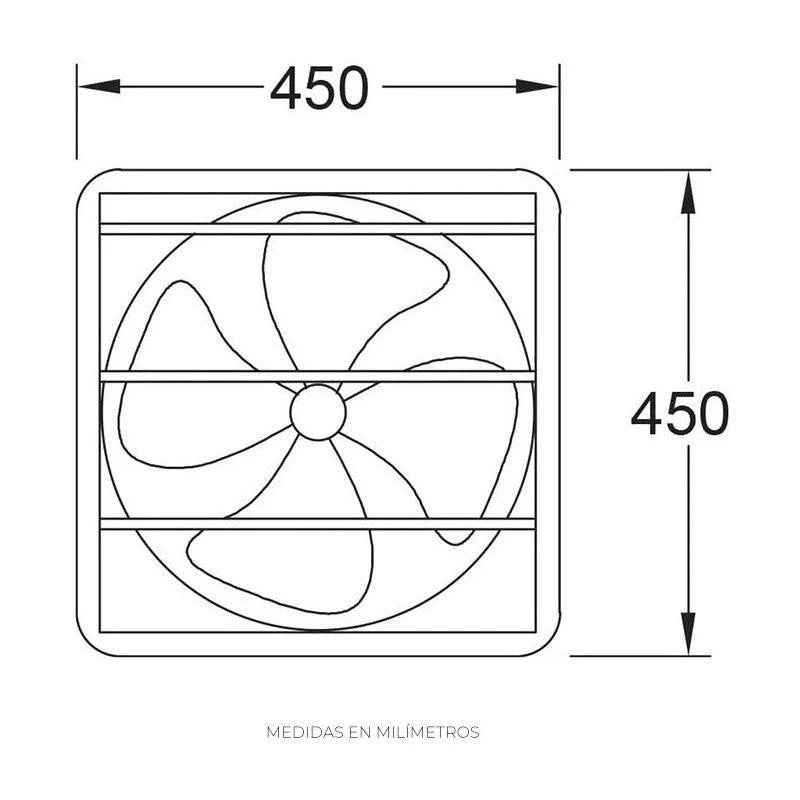 ESTEVEZ EXTRACTOR DE AIRE SERIE 1900 14" 79W