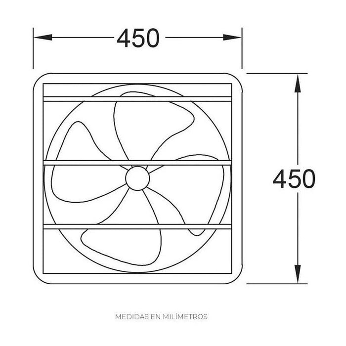 ESTEVEZ EXTRACTOR DE AIRE SERIE 1900 14" 79W