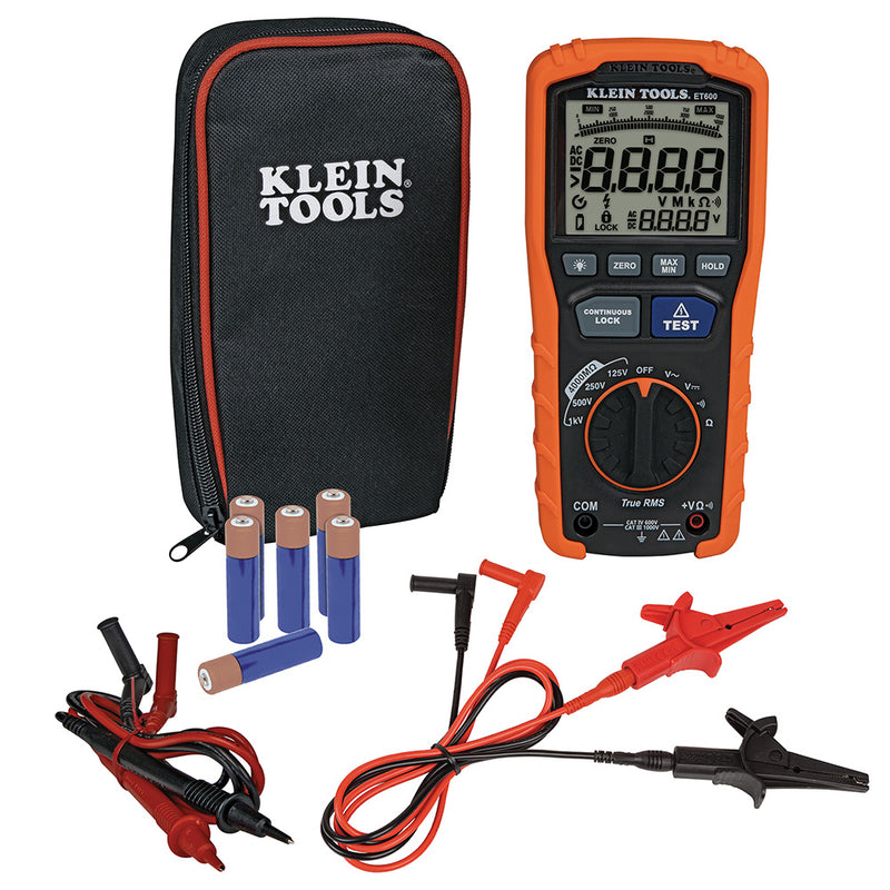 KLEIN PROBADOR DE RESISTENCIA DE AISLAMIENTO 4000MOHM