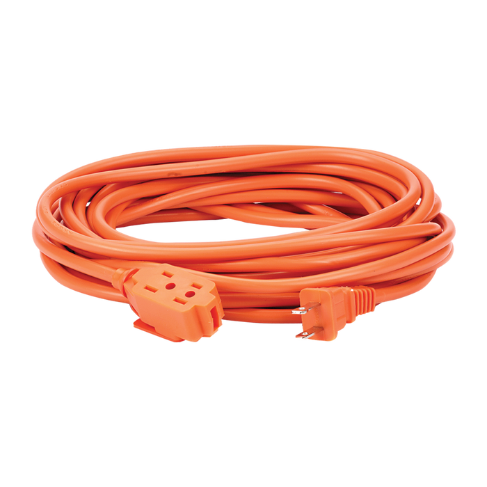 ARGOS EXTENSION 30 MTS 2X16AWG 13AMPS 3 TOMAS NARANJA