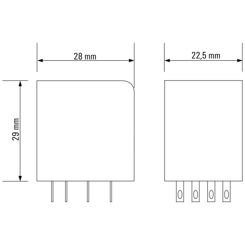 WEIDMULLER INSERTO P/RELE 4CC RCM570024 24 VDC 4CO