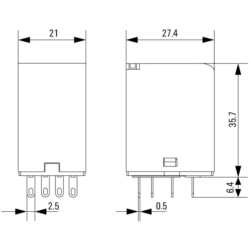 WEIDMULLER INSERTO RELE C/PUL 4CC24VDC 5A DRM570024LT