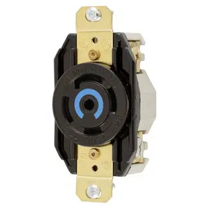 HUBBELL LKG RCPT 30A 3P 120/208V L21-30R BK HBL2810