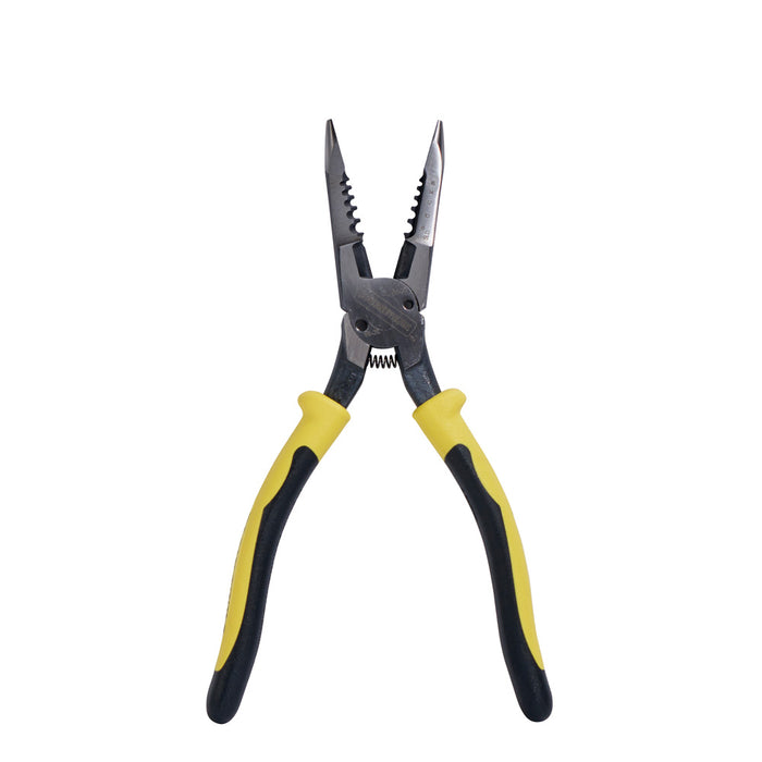 KLEIN PINZA MULTIUSOS CON PELACABLE 8"
