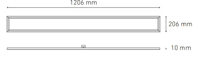 MAGG PANEL (20X120) STD 25W 100-240V 30K BC