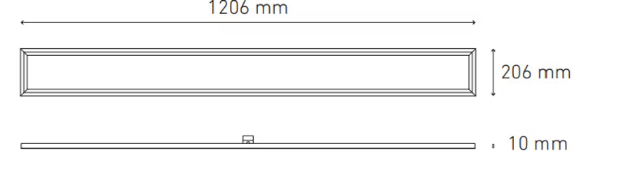 MAGG PANEL (20X120) STD 25W 100-240V 30K BC