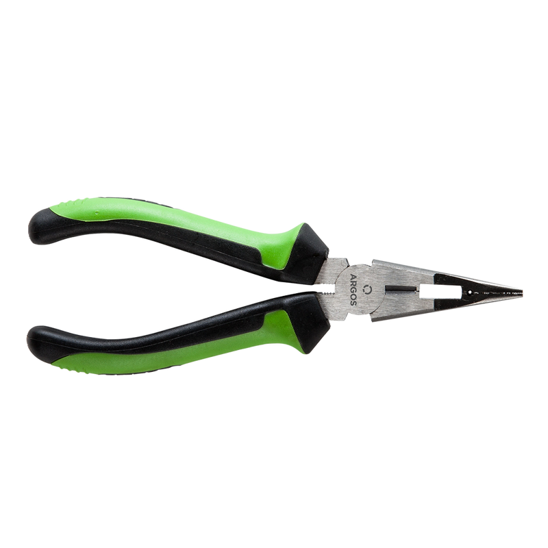ARGOS PINZA DE PUNTA CORTE LATERAL PELACABLES Y PONCHADO 8" (203m