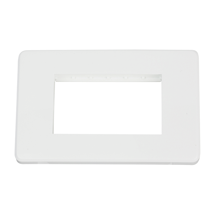 ARGOS PLACA DE PLASTICO BLANCA DOBLE DE 72 MM MATERIAL ABS