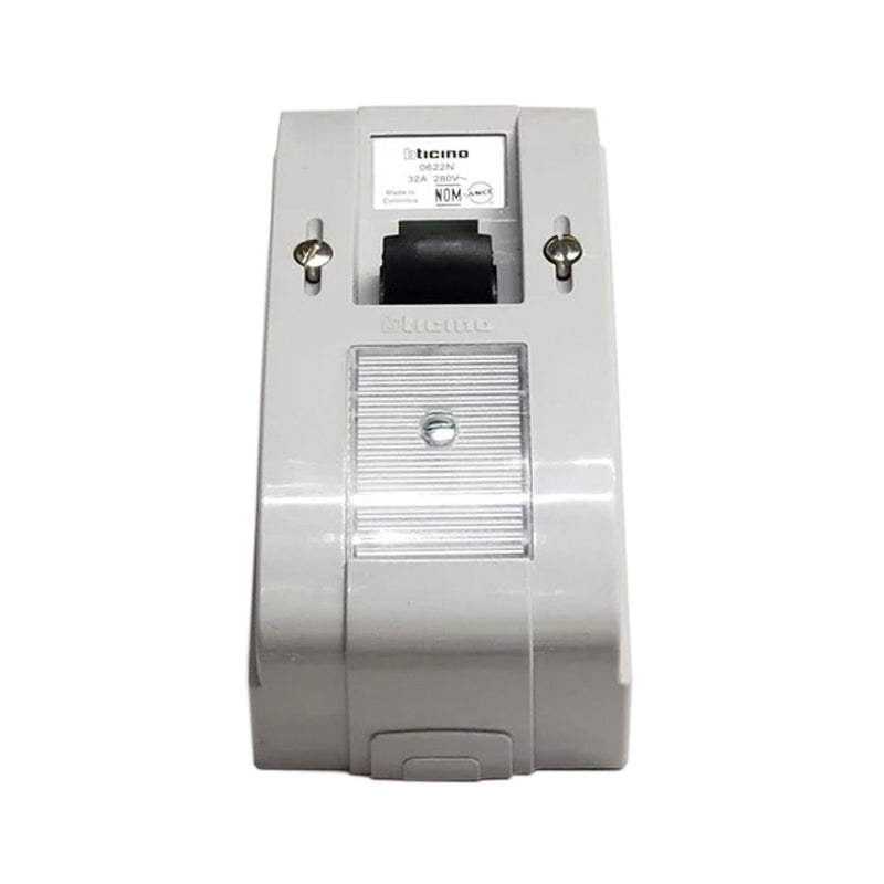 BTICINO INTERRUPTOR DE SOBREPONER 2P 1TIRO 32A