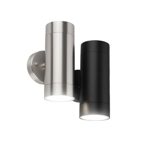YEE ARBOTANTE CILINDRO ALUMINIO NEGRO 2XGU10
