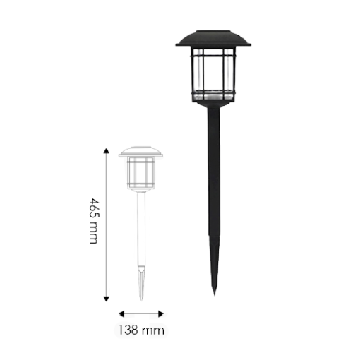 YEE ESTACA FAROL 25/3W 3000K SOLAR