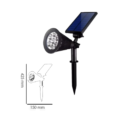 YEE ESTACA RGB 25/15W SOLAR