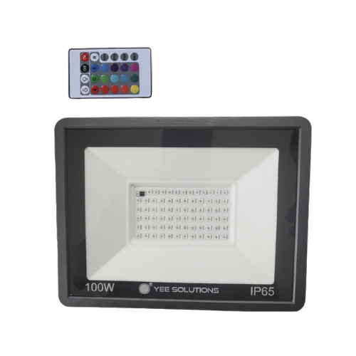 YEE REFLECTOR LED RGB 100W C/CONTROL REMOTO