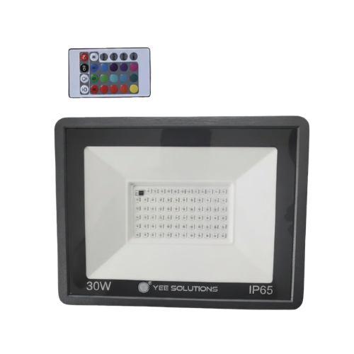 YEE REFLECTOR LED RGB 30W C/CONTROL REMOTO