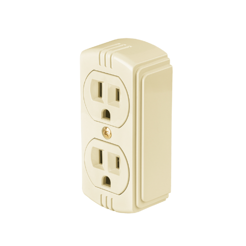 COMORSA CONTACTO DUPLEX ATERRIZADO 15 AMPS MARFIL