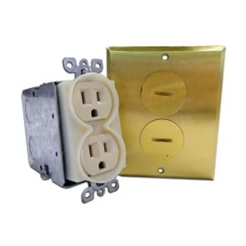 COMORSA RECEPTACULO  DUPLEX  ACERO INOX