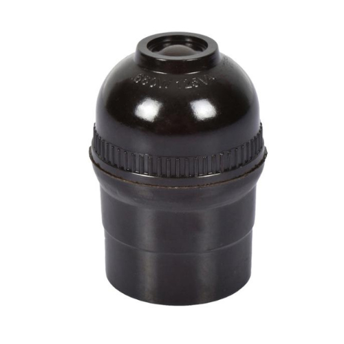 COMORSA SOCKET SENCILLO BAQUELITA CAFE