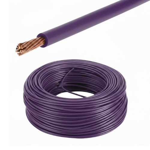 ARGOS CABLE AUTOMOTRIZ CAL. 14 AWG ROLLO VIOLETA