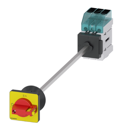 IEMENS INTERRUPTOR SECCIONADOR 3LD3 63A 3P ROJO/AMARILLO 48X48MM