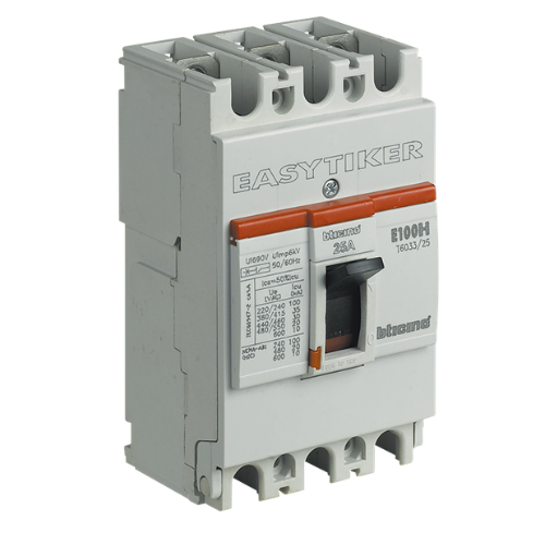BTI INTERRUPTOR TERMOMAGNÉTICO E100H 3P 100A