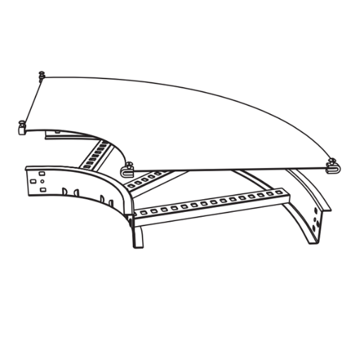 BTI MACSE TAPA PARA CURVA HORIZ 90 DE 9 A X 12 R