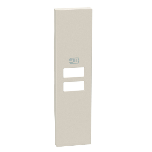 BTICINO LIVING NOW CUBRETECLA P/2 CARGADORES USB 1MOD COLOR ARENA