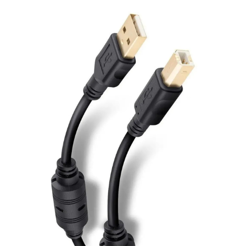 STEREN ARNES USB 2.0 DORADO P/IMPRESORA 1.8M