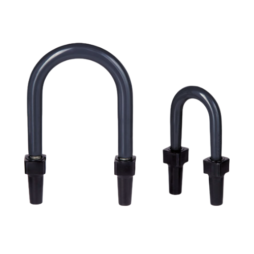 RAWELT ABRAZADERA U ACERO PVC P/TUBO 3/4 (19mm) REC PVC PURPURA