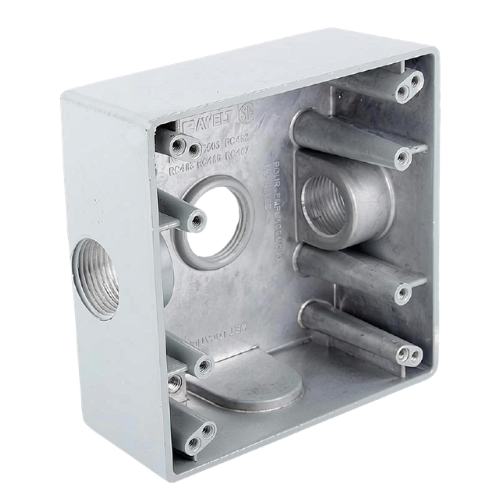 RAWELT CAJA CUADRADA APV SERIE RC 3/4" 3 ORIF
