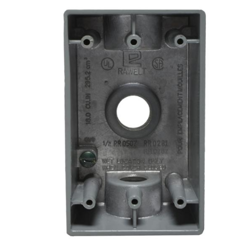 RAWELT CAJA RECT INTEMPERIE RR 12.7 (1/2)