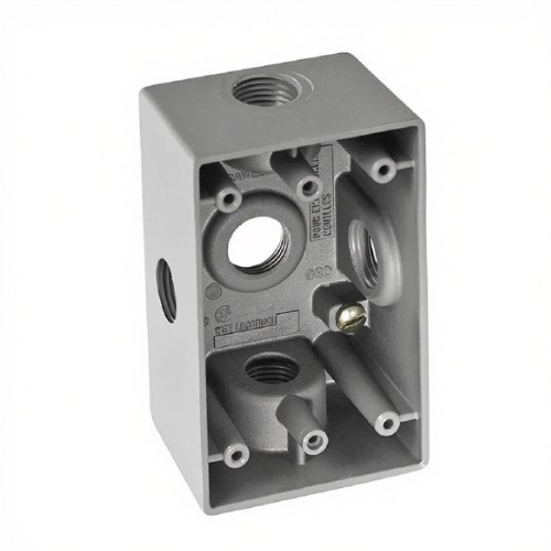 RAWELT CAJA RECT INTEMPERIE RR 19.05 3/4" 5 BOCAS