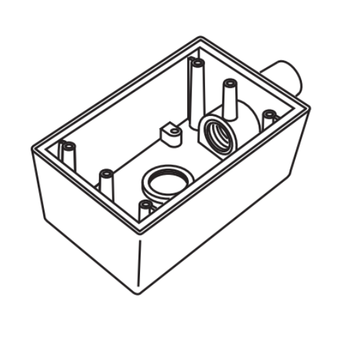 RAWELT CAJA RECTANGULAR 19.0 3/4" 2O