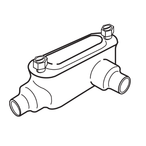 RAWELT CONDULETS LL 1" 25mm REC PVC PURPURA