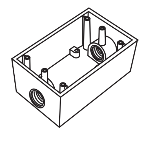 RAWELT CONDULET TIPO FSC RECTANGULAR 3/4 (19mm)