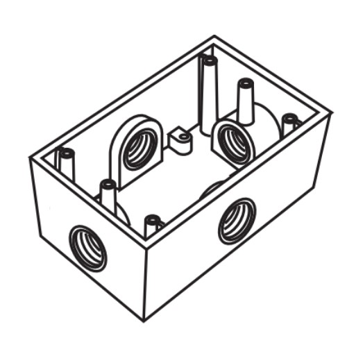 RAWELT CONDULET TIPO FSX RECTANGULAR 3/4 (19mm)