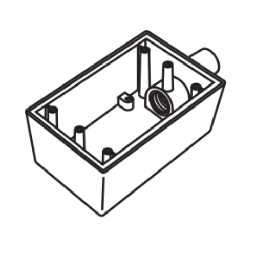 RAWELT CONDULETS FS 3/4" REC PVC PURPURA RR-0506-PC