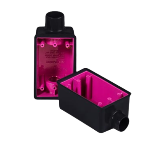 RAWELT CONDULETS FS 3/4" REC PVC PURPURA RR-0506-PC