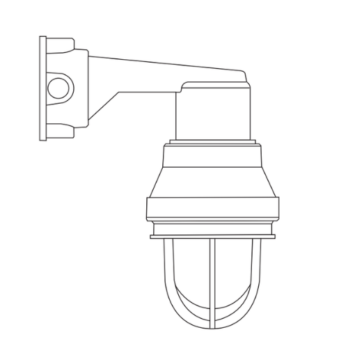 RAWELT LUMINARIA A.P.E LED LEW-2-LED-5 A PARED 19.0 21.4W 2000LM