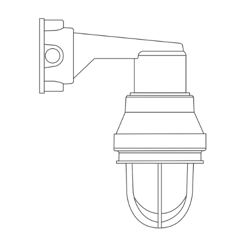 RAWELT LUMINARIA A.P.E P/MONTAJE A PARED 3/4" 19.05