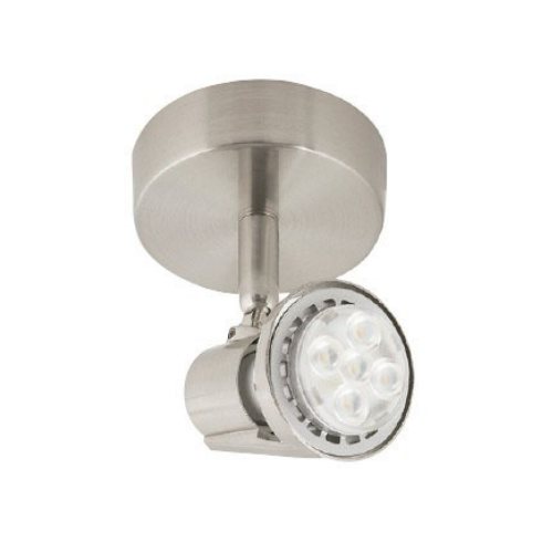 TECNOLITE Canope Sencillo Lam Acero Satinado Gu10 SKU: LVC-7201S