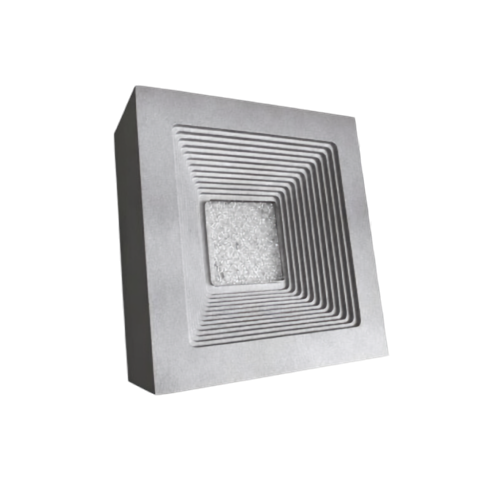TECNOLITE EXTERIOR MUROS LED 12W100-240V3000K QUADRATA I HLED-155/S