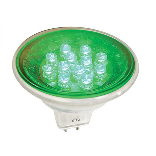 TECNOLITE FOCO MR16 LED 1.3W VERDE