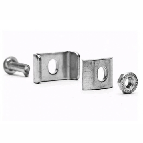 CHAROFIL CLEMA MEDIANA/PEQUEÑA/TORNILLO MAS TUERCA ACERO INOX