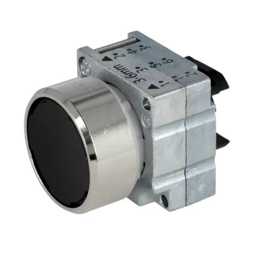 SIEMENS 3SB3 BOTON PULSADOR METAL NEGRO