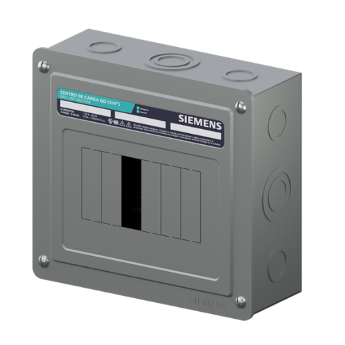SIEMENS CENTRO DE CARGA 6P 2F 3H 125A EMPOTRAR  P/QD