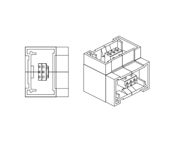 MAGG CONECTOR 90 VERT. BL FLAT BC